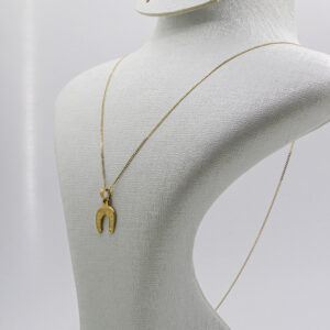 سنسلة الصفيحة من الذهب عيار 18k