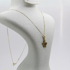 سنسلة التاج من الذهب عيار 18k