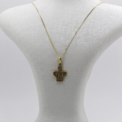 سنسلة التاج من الذهب عيار 18k