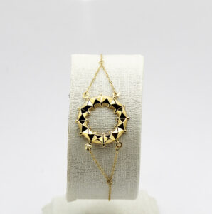 سوار "الكلاش" من الذهب عيار 18قيراط