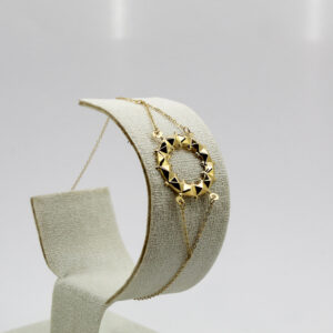 سوار "الكلاش" من الذهب عيار 18قيراط