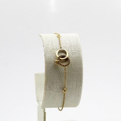 سوار "الخواتم" من الذهب عيار 18قيراط