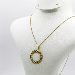 قلادة الكورميط من الذهب عيار 18قيراط