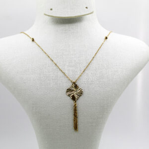 قلادة van-cleef من الذهب عيار 18قيراط