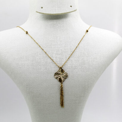 قلادة van-cleef من الذهب عيار 18قيراط