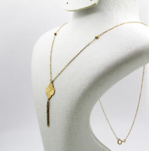 قلادة van-cleef من الذهب عيار 18قيراط