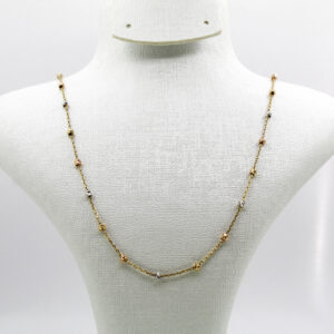 سنسلة les boules من الذهب عيار 18قيراط