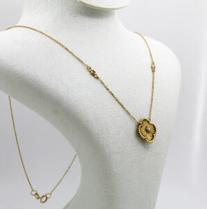 سنسلة van-cleef من الذهب عيار 18قيراط
